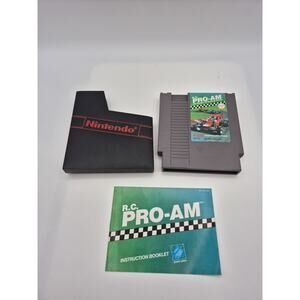 R.C. Pro-Am (Nintendo Entertainment System, 1988) with Sleeve/Manual Tested